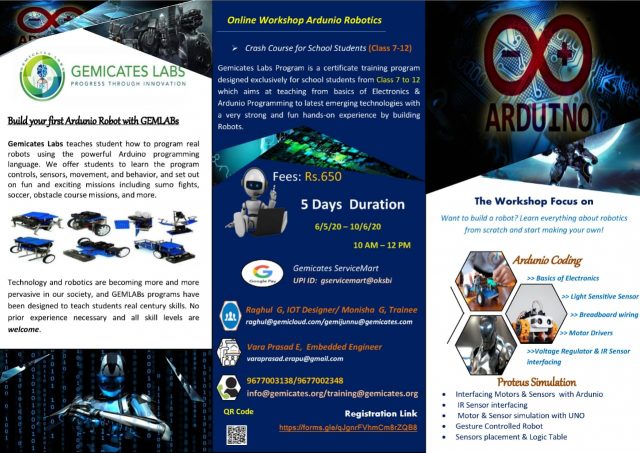 Ardunio Robotics Gemicateslabs